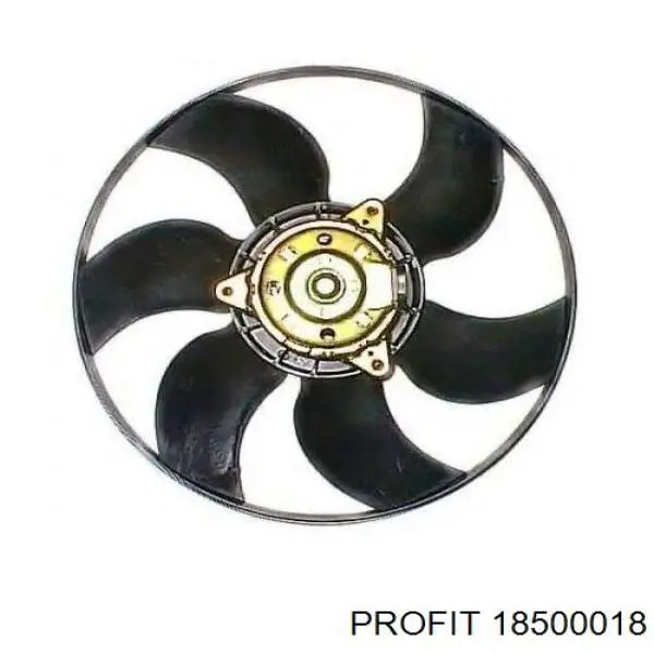 508 0068 Autotechteile ventilador (rodete +motor refrigeración del motor con electromotor completo)