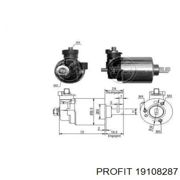  Bendix, motor de arranque para Mercedes Vaneo 414