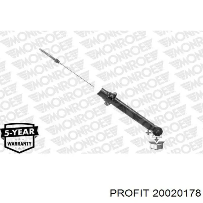 20020178 Profit amortiguador trasero