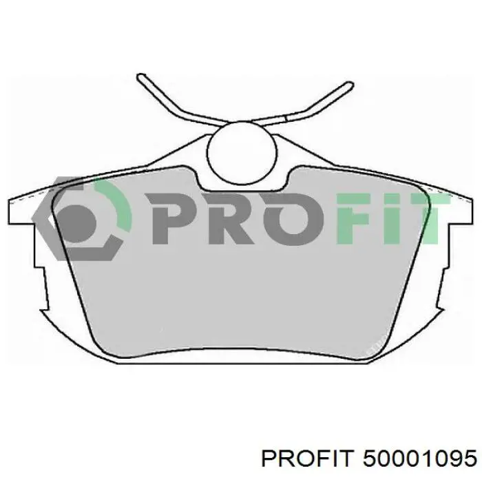 5000-1095 Profit pastillas de freno traseras