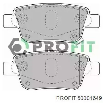 5000-1649 Profit pastillas de freno traseras