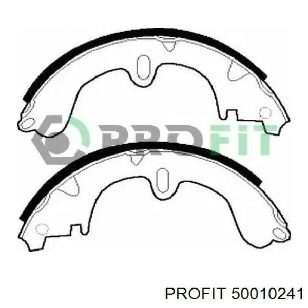 50010241 Profit zapatas de frenos de tambor traseras