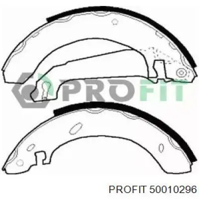 50010296 Profit zapatas de frenos de tambor traseras