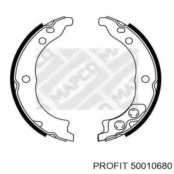 50010680 Profit juego de zapatas de frenos, freno de estacionamiento