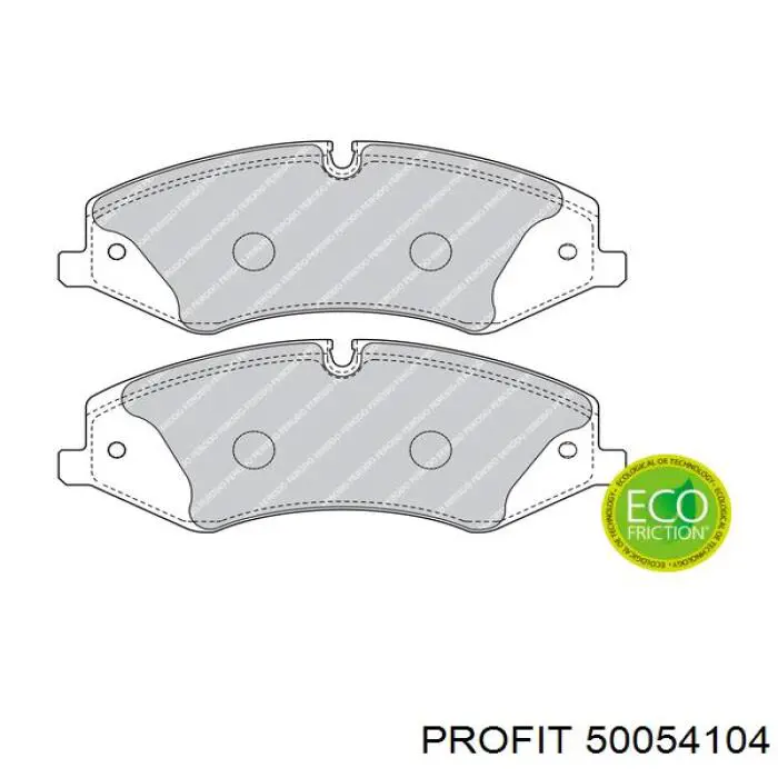 50054104 Profit pastillas de freno delanteras