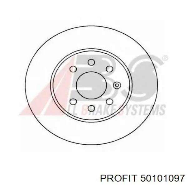 5010-1097 Profit freno de disco delantero