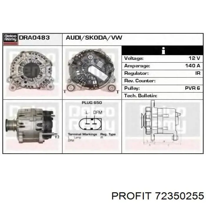  Rotor, alternador para Seat Exeo 3R5