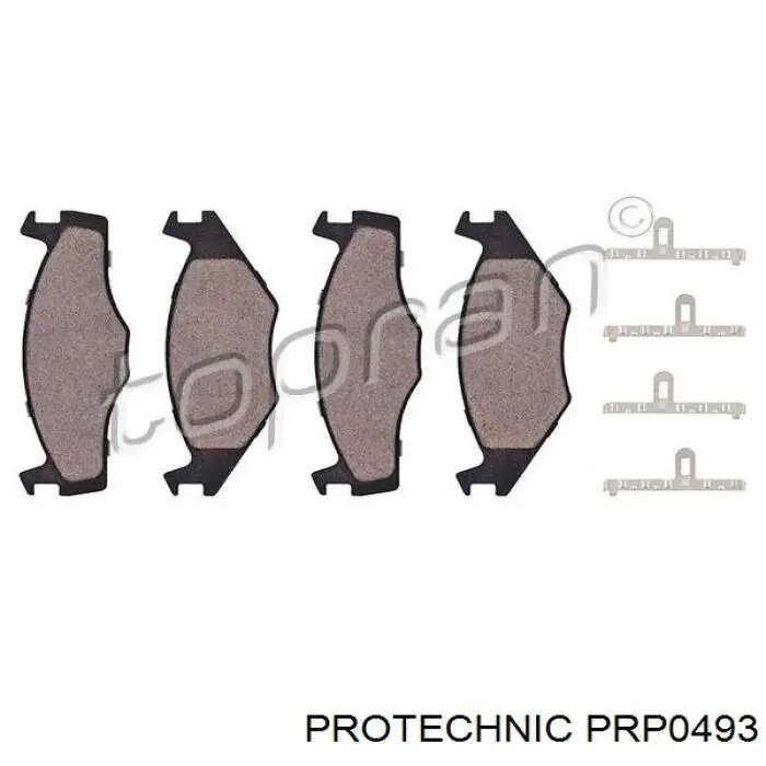 PRP0493 Protechnic pastillas de freno delanteras