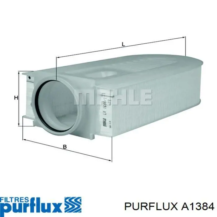 A1384 Purflux filtro de aire