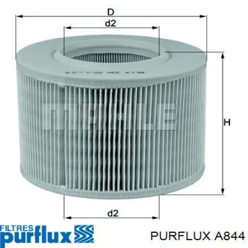 A844 Purflux filtro de aire