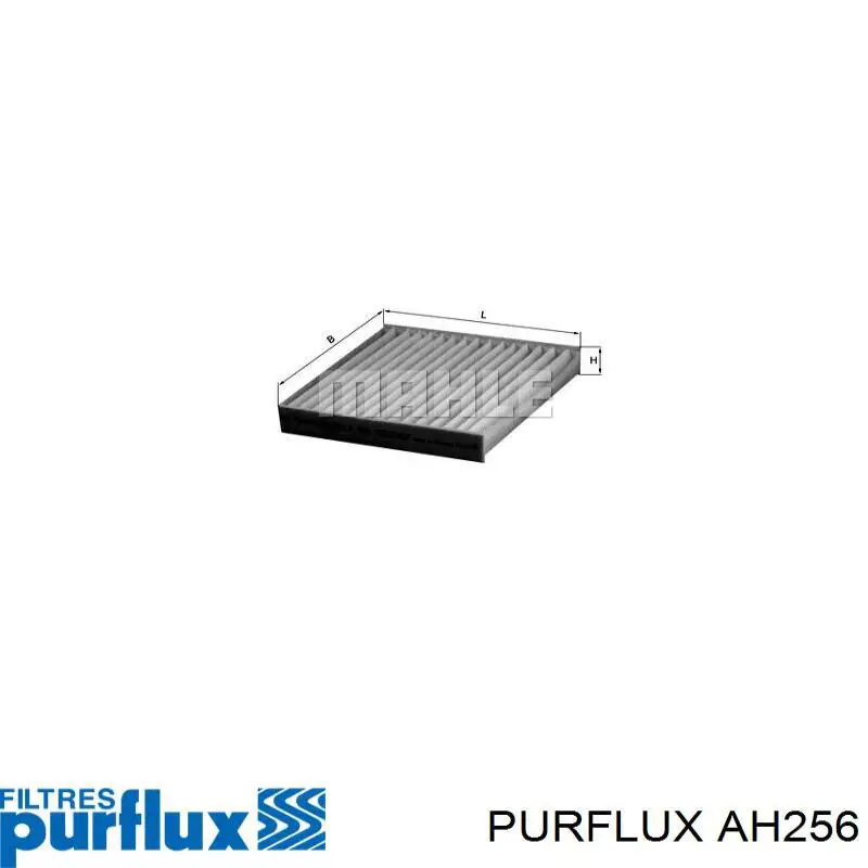 AH256 Purflux filtro de habitáculo