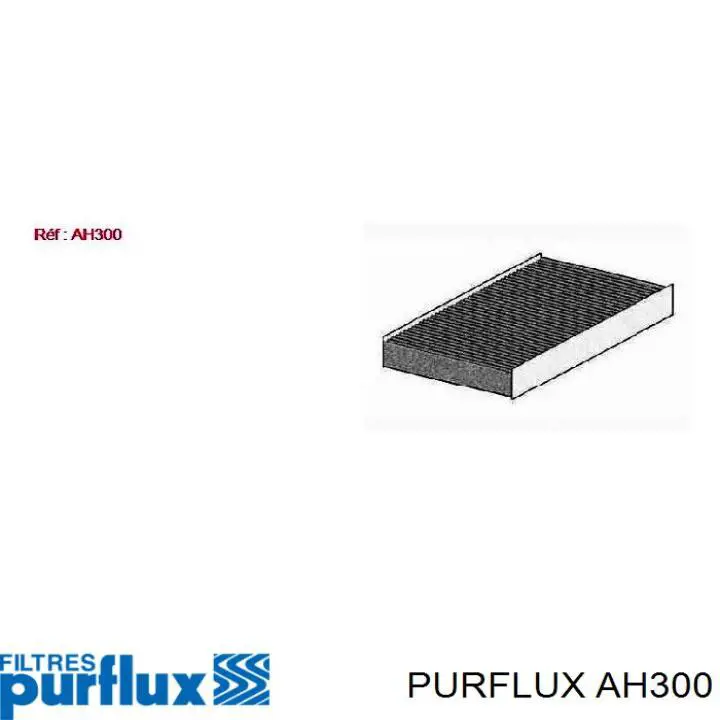 AH300 Purflux filtro de habitáculo