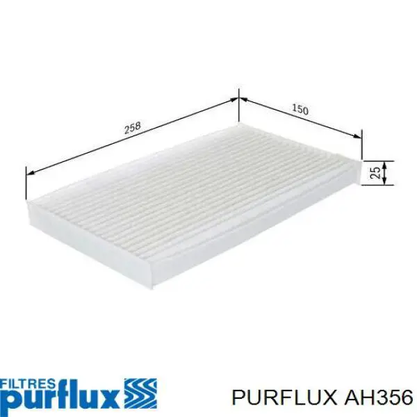 AH356 Purflux filtro de habitáculo