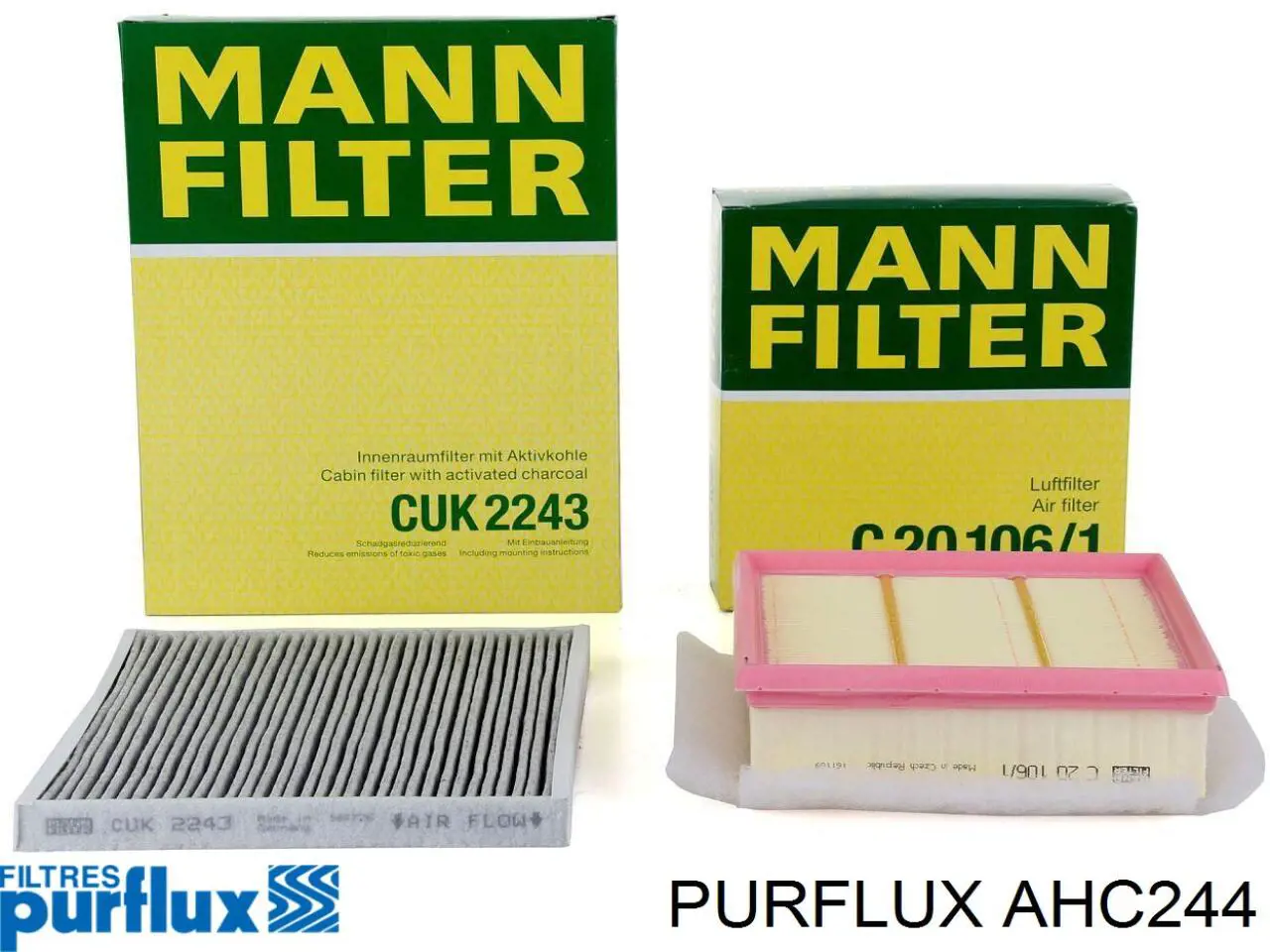 AHC244 Purflux filtro de habitáculo