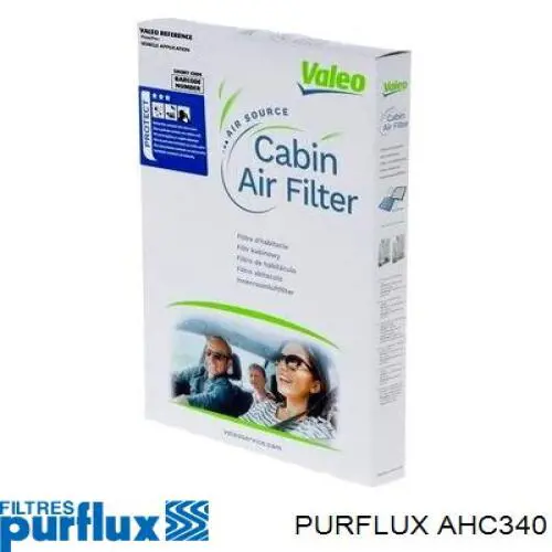 AHC340 Purflux filtro de habitáculo