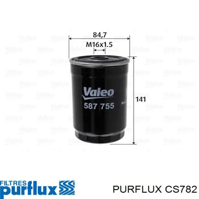 CS782 Purflux filtro combustible