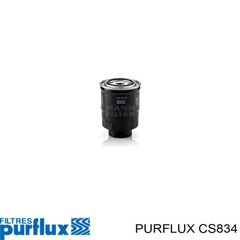 CS834 Purflux filtro combustible