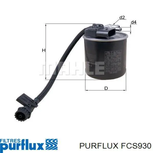 FCS930 Purflux filtro combustible