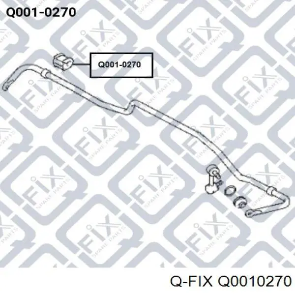 Q0010270 Q-fix casquillo de barra estabilizadora trasera