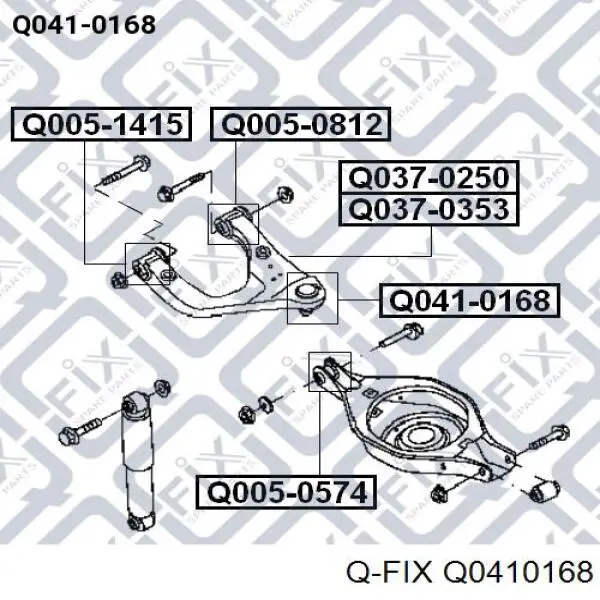 Q0410168 Q-fix rótula de suspensión inferior