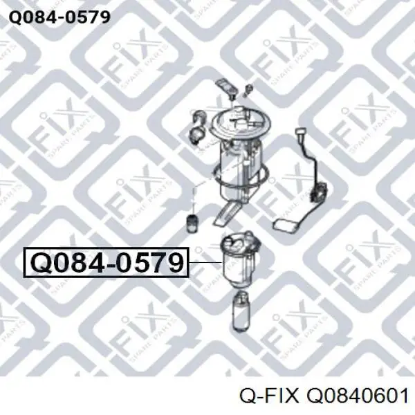 Q0840601 Q-fix filtro combustible