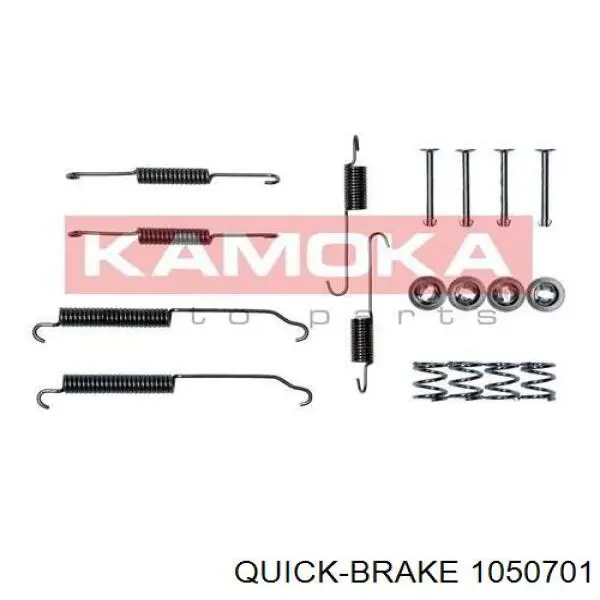 105-0701 Quick Brake kit de montaje, zapatas de freno traseras