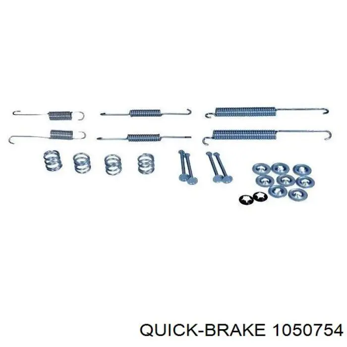 105-0754 Quick Brake kit de montaje, zapatas de freno traseras