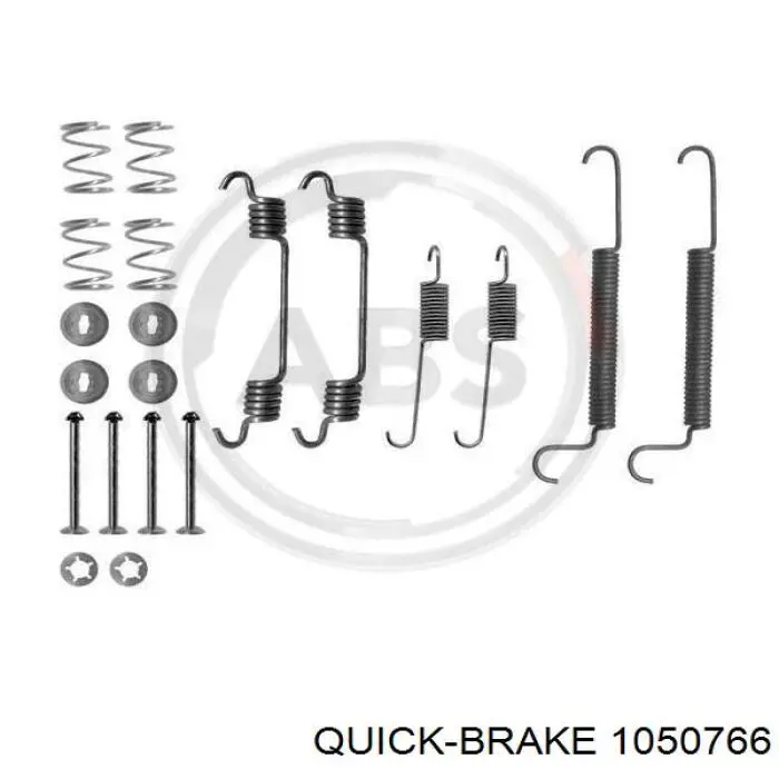 105-0766 Quick Brake kit de montaje, zapatas de freno traseras