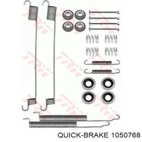  Kit de montaje, zapatas de freno traseras para Nissan Patrol W260