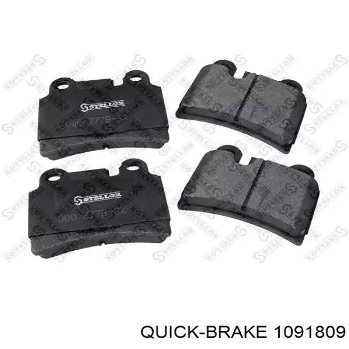 109-1809 Quick Brake juego de reparación, frenos traseros