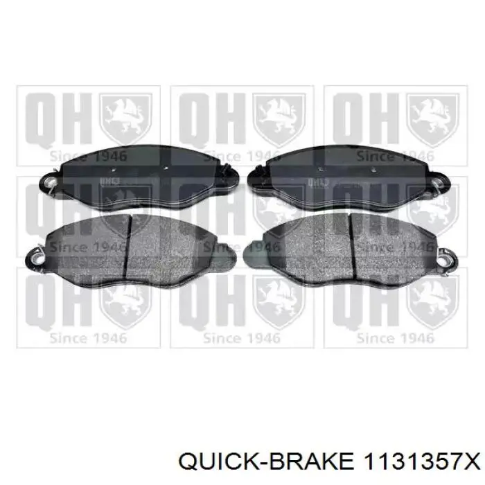 113-1357X Quick Brake guía de la pinza delantera