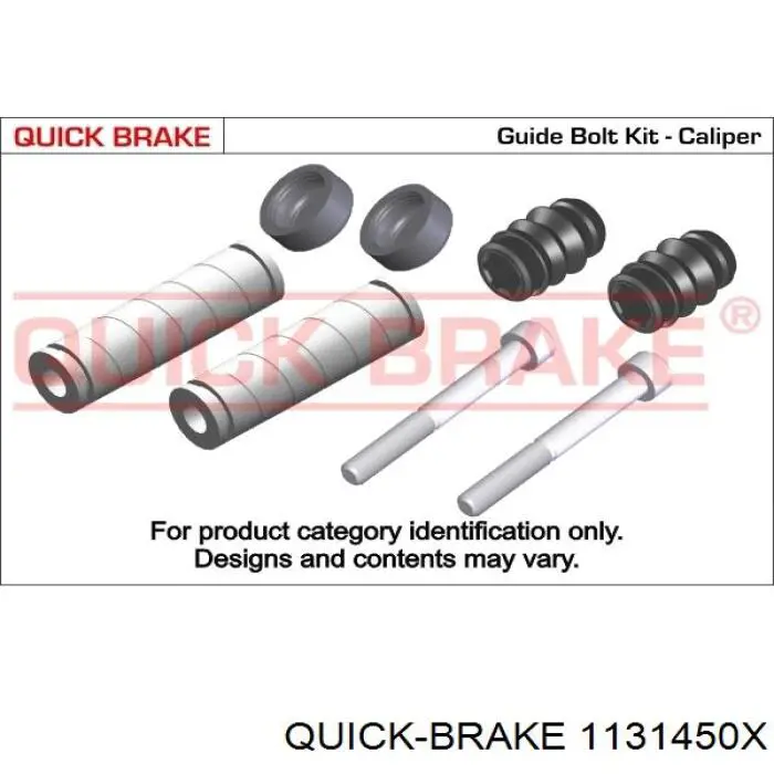 113-1450X Quick Brake juego de reparación, pinza de freno delantero