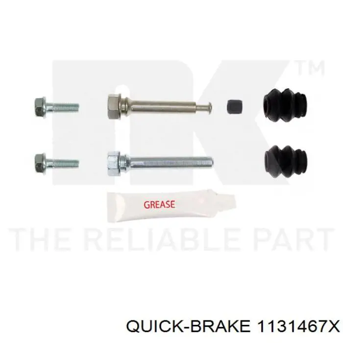 113-1467X Quick Brake guía de la pinza delantera