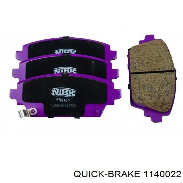 114-0022 Quick Brake juego de reparación, pinza de freno trasero