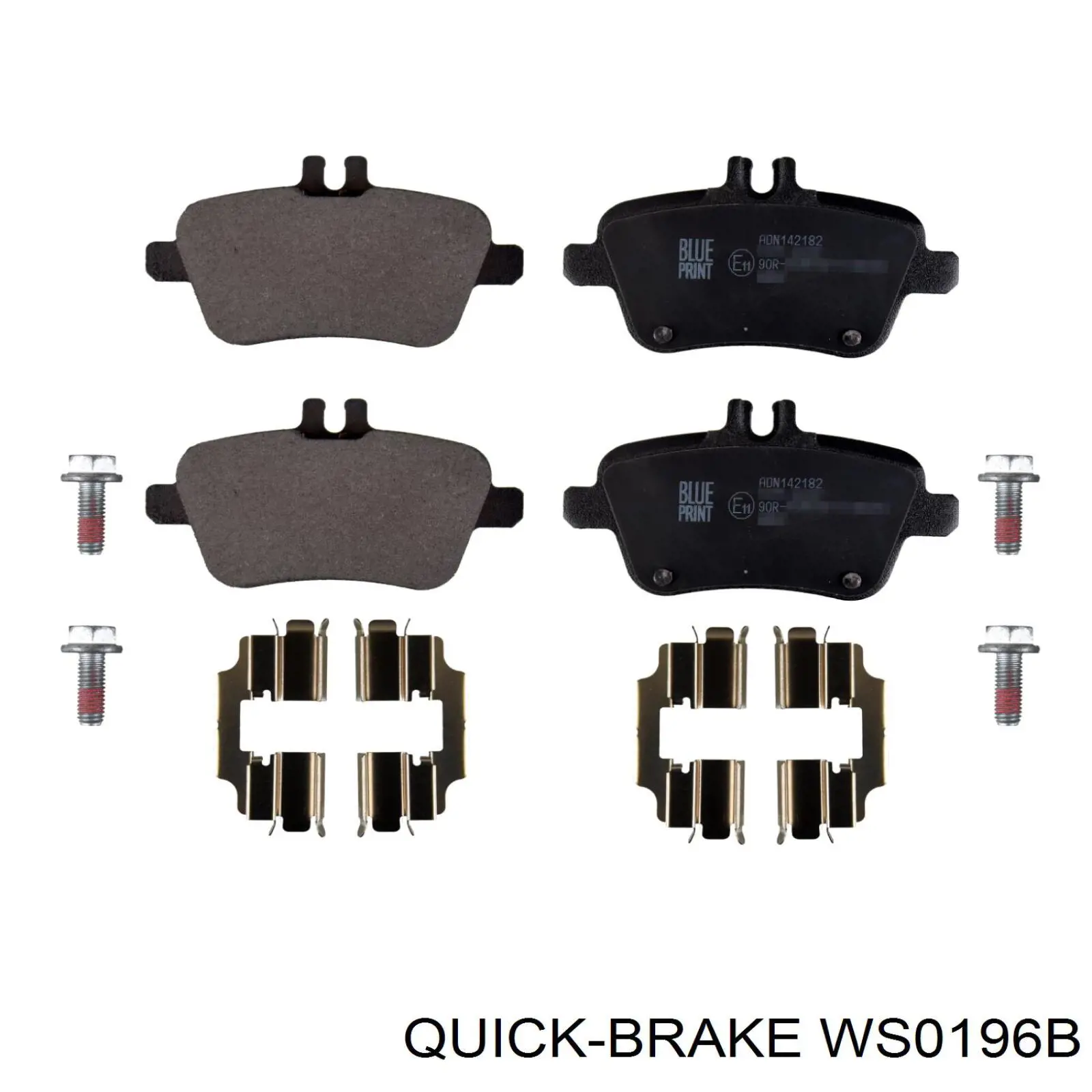 WS0196B Quick Brake contacto de aviso, desgaste de los frenos