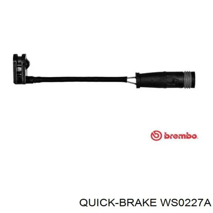 WS 0227 A Quick Brake contacto de aviso, desgaste de los frenos