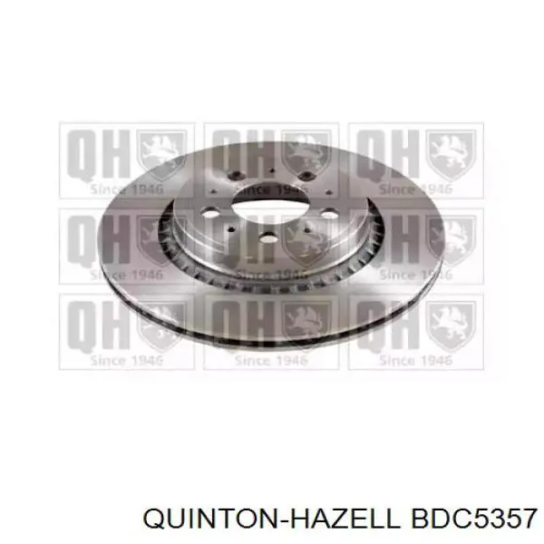 BDC5357 QUINTON HAZELL disco de freno trasero