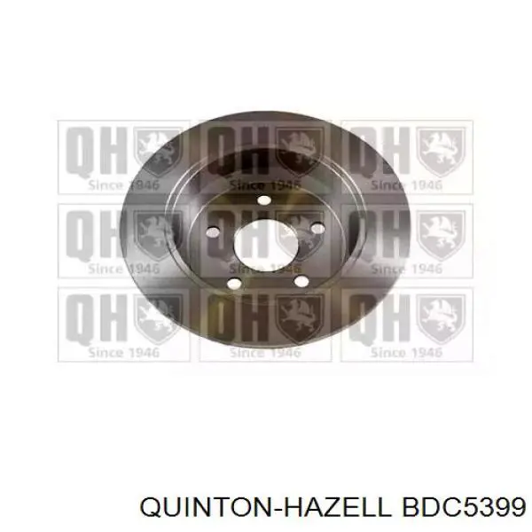 BDC5399 QUINTON HAZELL disco de freno trasero