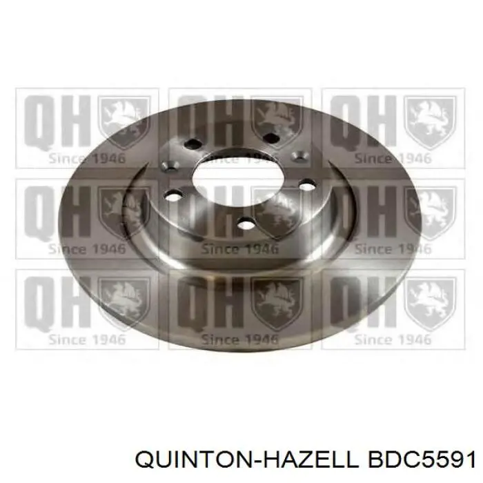 BDC5591 QUINTON HAZELL disco de freno trasero