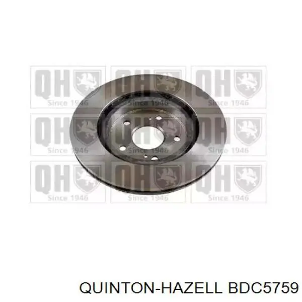 BDC5759 QUINTON HAZELL freno de disco delantero