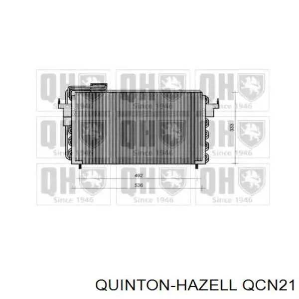 96147839 Peugeot/Citroen condensador aire acondicionado