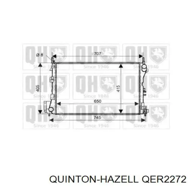 51825579 Fiat/Alfa/Lancia radiador refrigeración del motor