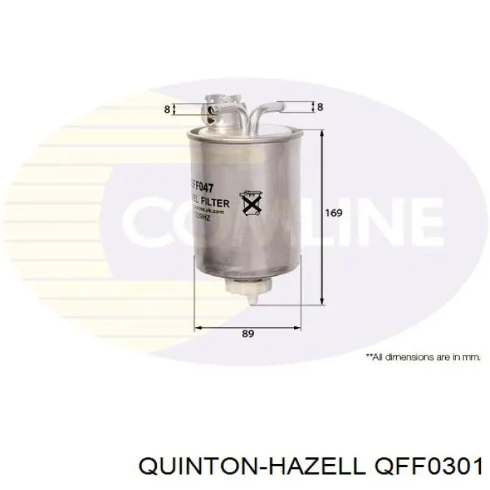 QFF0301 QUINTON HAZELL filtro combustible