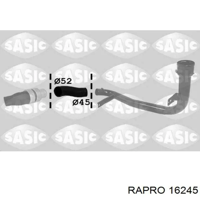 CC116C646BF Ford tubo flexible de aire de sobrealimentación derecho