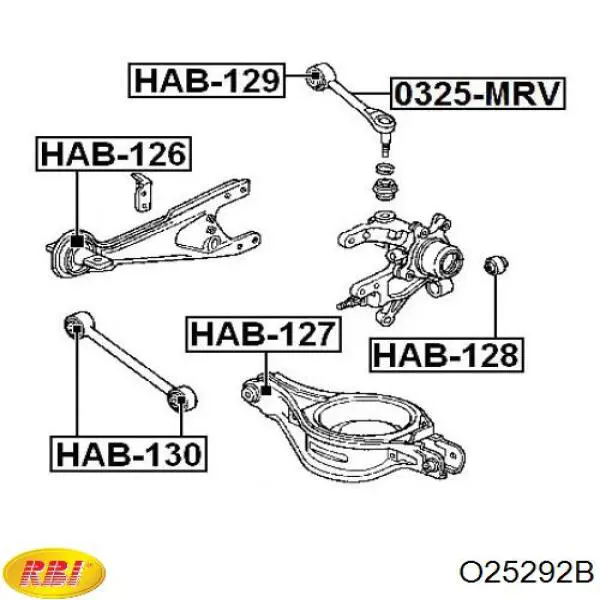  Suspensión, brazo oscilante, eje trasero para Honda Civic 6 