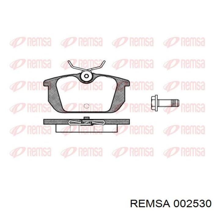 0025.30 Remsa pastillas de freno traseras