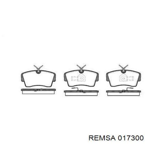 0173.00 Remsa pastillas de freno delanteras