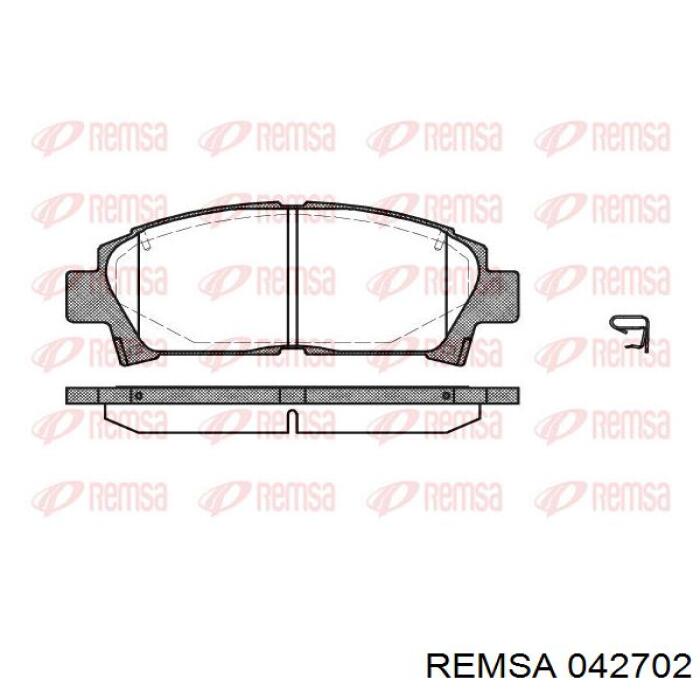 0427.02 Remsa pastillas de freno delanteras