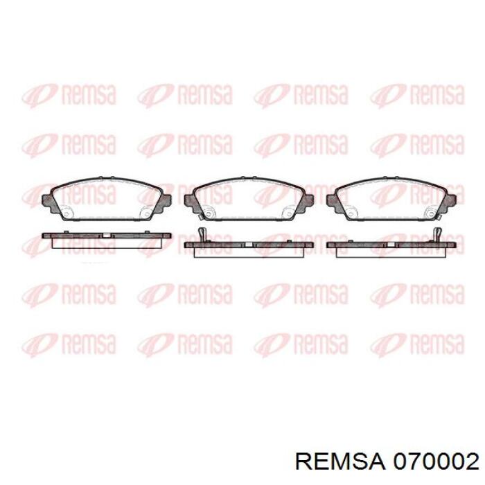 0700.02 Remsa pastillas de freno delanteras