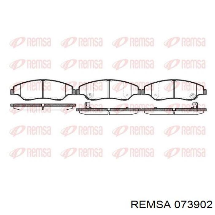 0739.02 Remsa pastillas de freno delanteras